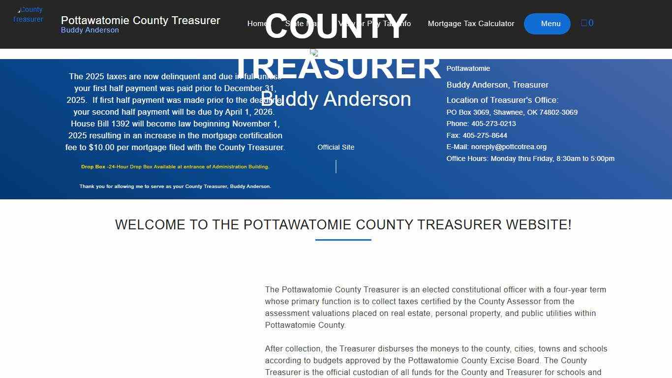 Pottawatomie County Treasurer